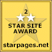 Voted 2 Star s Award by Starpages net